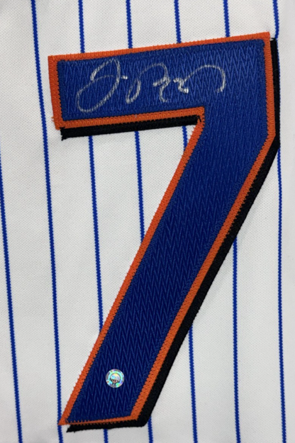 Jose Reyes Signed Official Majestic Authentic Jersey Auto MLB Holo COA NY Mets