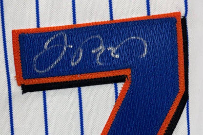 Jose Reyes Signed Official Majestic Authentic Jersey Auto MLB Holo COA NY Mets