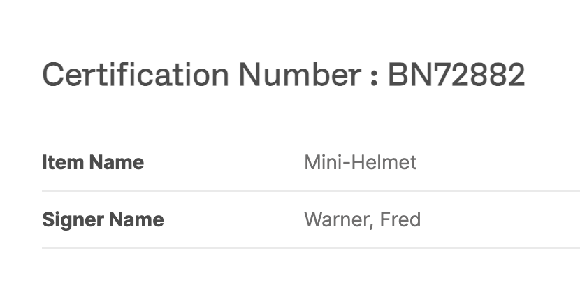 Fred Warner Signed San Francisco 49ers Riddell Mini Helmet Auto BAS COA