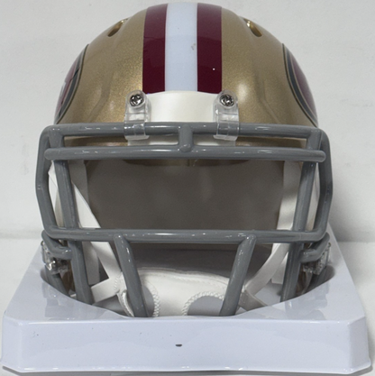 Fred Warner Signed San Francisco 49ers Riddell Mini Helmet Auto BAS COA