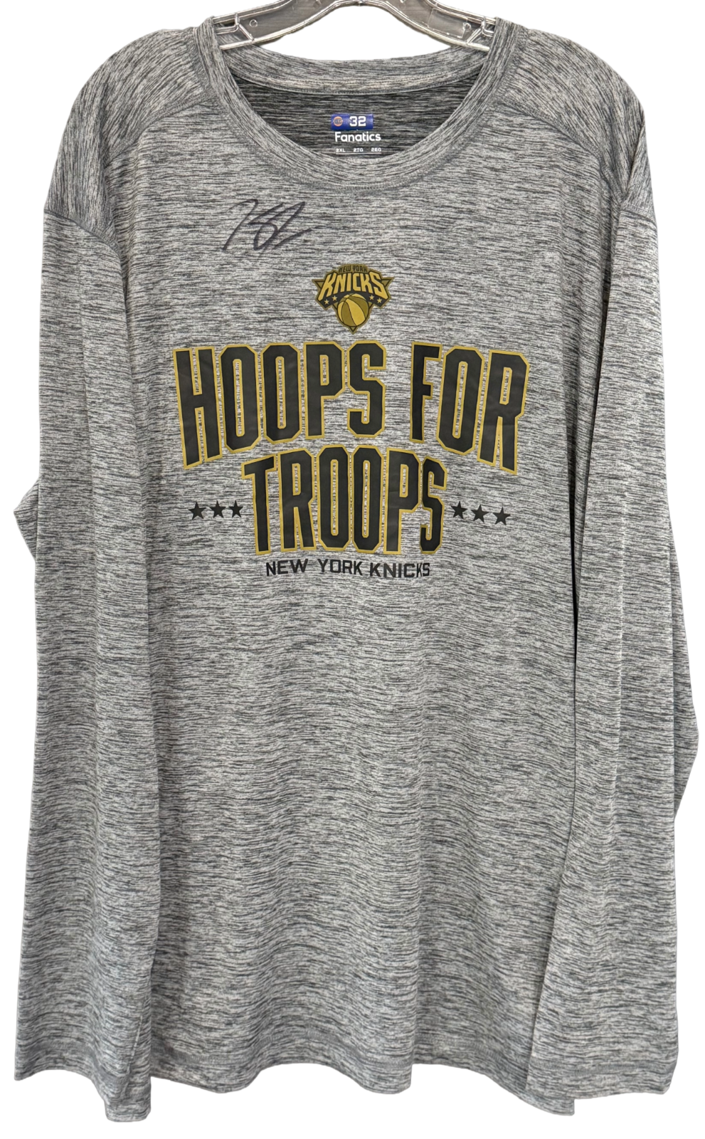 Karl Anthony Towns Signed Game Used 25 2026 Hoops For Troops Shirt NY Knicks Coa