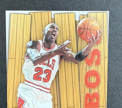 Michael Jordan 1997-98 Skybox Z-Force Michael Jordan BOSS Rare Insert #10 Nice