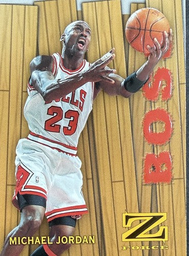 Michael Jordan 1997-98 Skybox Z-Force Michael Jordan BOSS Rare Insert #10 Nice