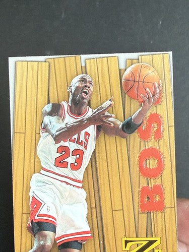 Michael Jordan 1997-98 Skybox Z-Force Michael Jordan BOSS Rare Insert #10 Nice