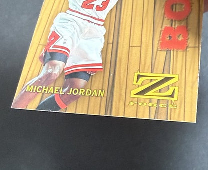 Michael Jordan 1997-98 Skybox Z-Force Michael Jordan BOSS Rare Insert #10 Nice