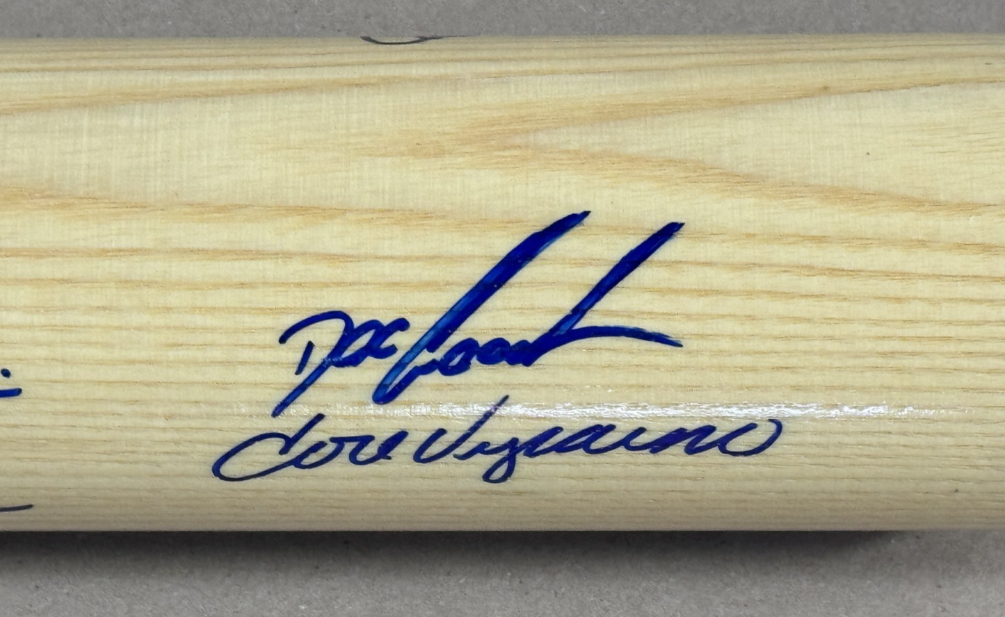 2000 World Series Yankees Team Signed Bat /26 3 Peat Auto Rivera Jeter MVP JSA