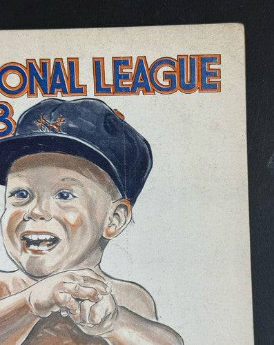 1962 New York Mets 1st Year Baseball Yearbook  Nice Some Bottom Wear Tight Crisp