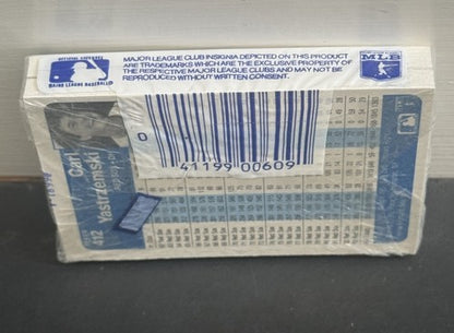 1984 Fleer Baseball Sealed Cello Pack Don Mattingly Rookie Front Centered & Yaz