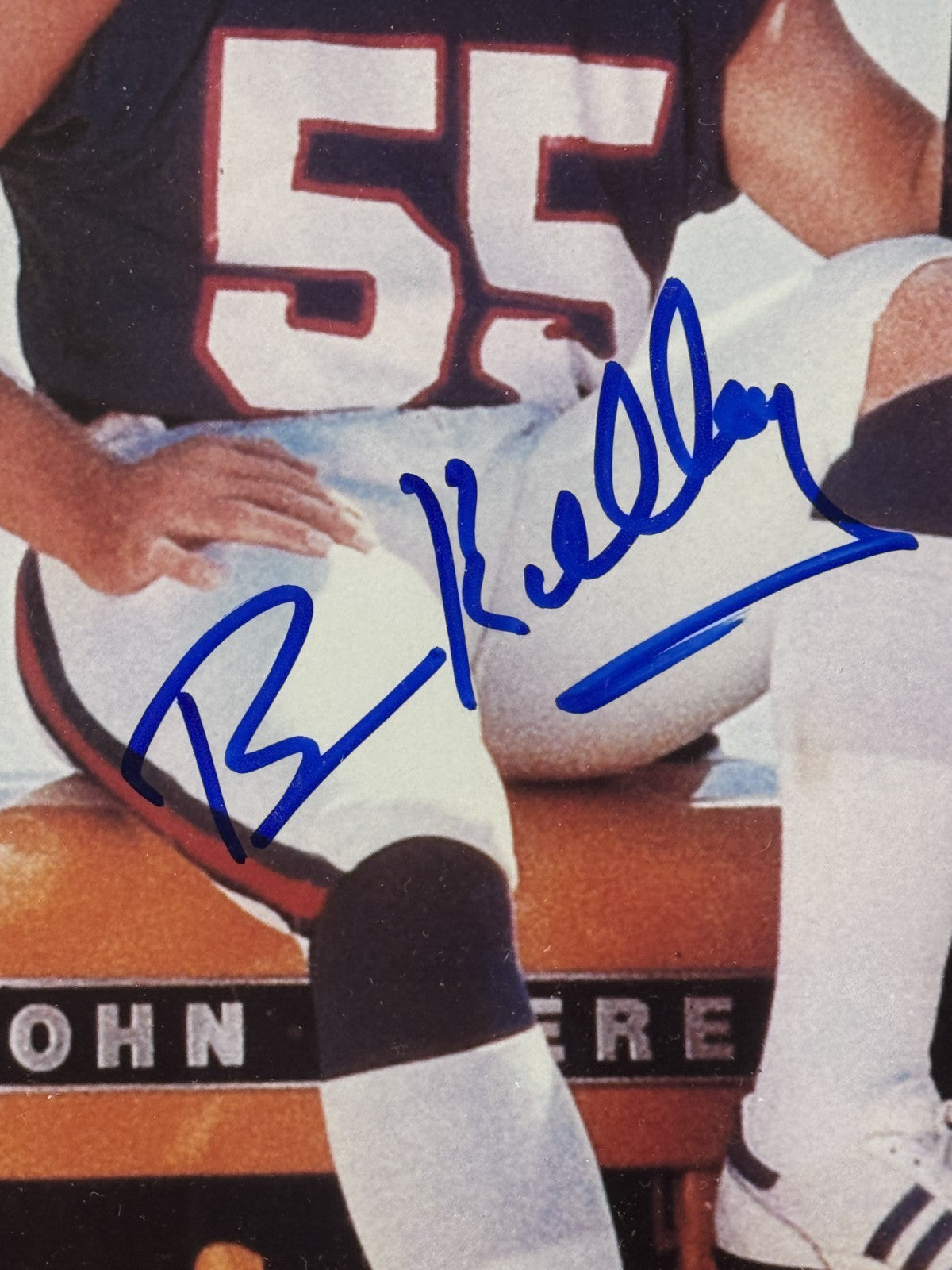 Crunch Bunch Signed 20x24 Photo Framed LT Carson Kelley Van Pelt COA NY Giants