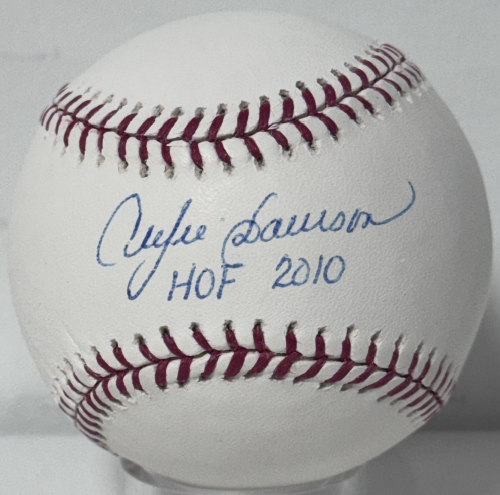 Andre Dawson Signed Official Baseball w/ Case HOF 2010 Auto Steiner COA Cubs