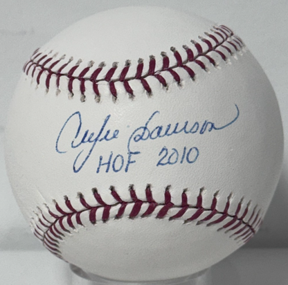 Andre Dawson Signed Official Baseball w/ Case HOF 2010 Auto Steiner COA Cubs