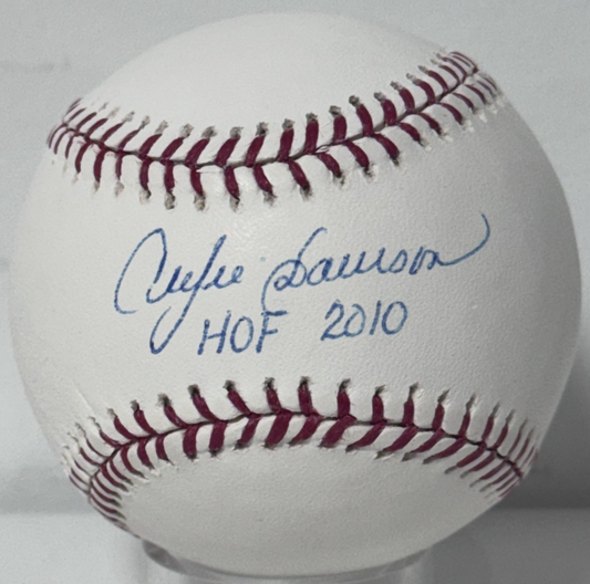Andre Dawson Signed Official Baseball w/ Case HOF 2010 Auto Steiner COA Cubs