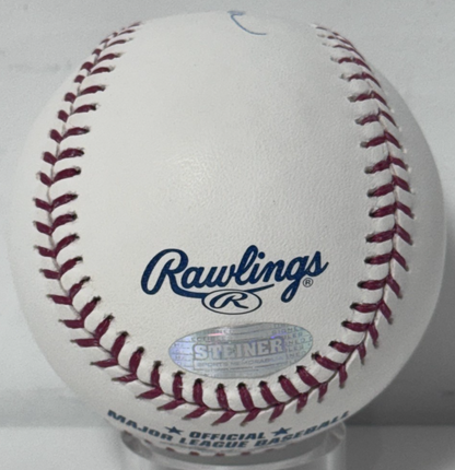 Andre Dawson Signed Official Baseball w/ Case HOF 2010 Auto Steiner COA Cubs