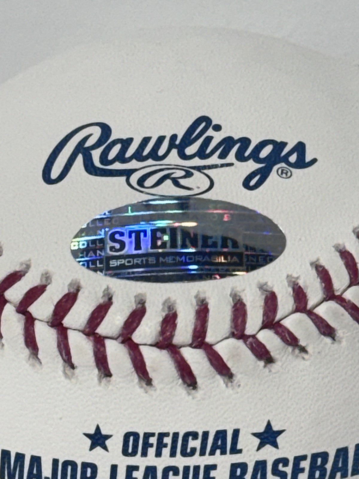 Paul Molitor Signed Official Baseball .418 WS AVG Auto Steiner COA Brewers HOF