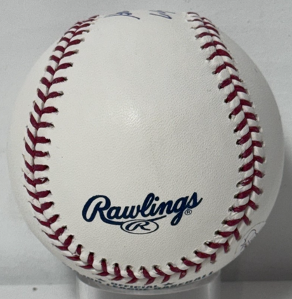 Gary Gentry Signed Official Baseball W/ Case 69 WSC Auto JSA COA NY Mets
