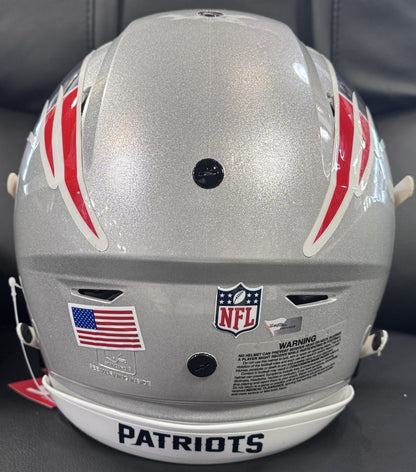 Tom Brady Signed Patriots Riddell Speed Flex Authentic Helmet Auto Fanatics LOA