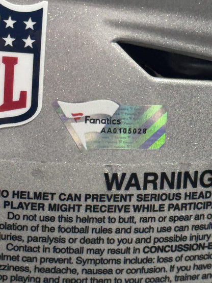 Tom Brady Signed Patriots Riddell Speed Flex Authentic Helmet Auto Fanatics LOA