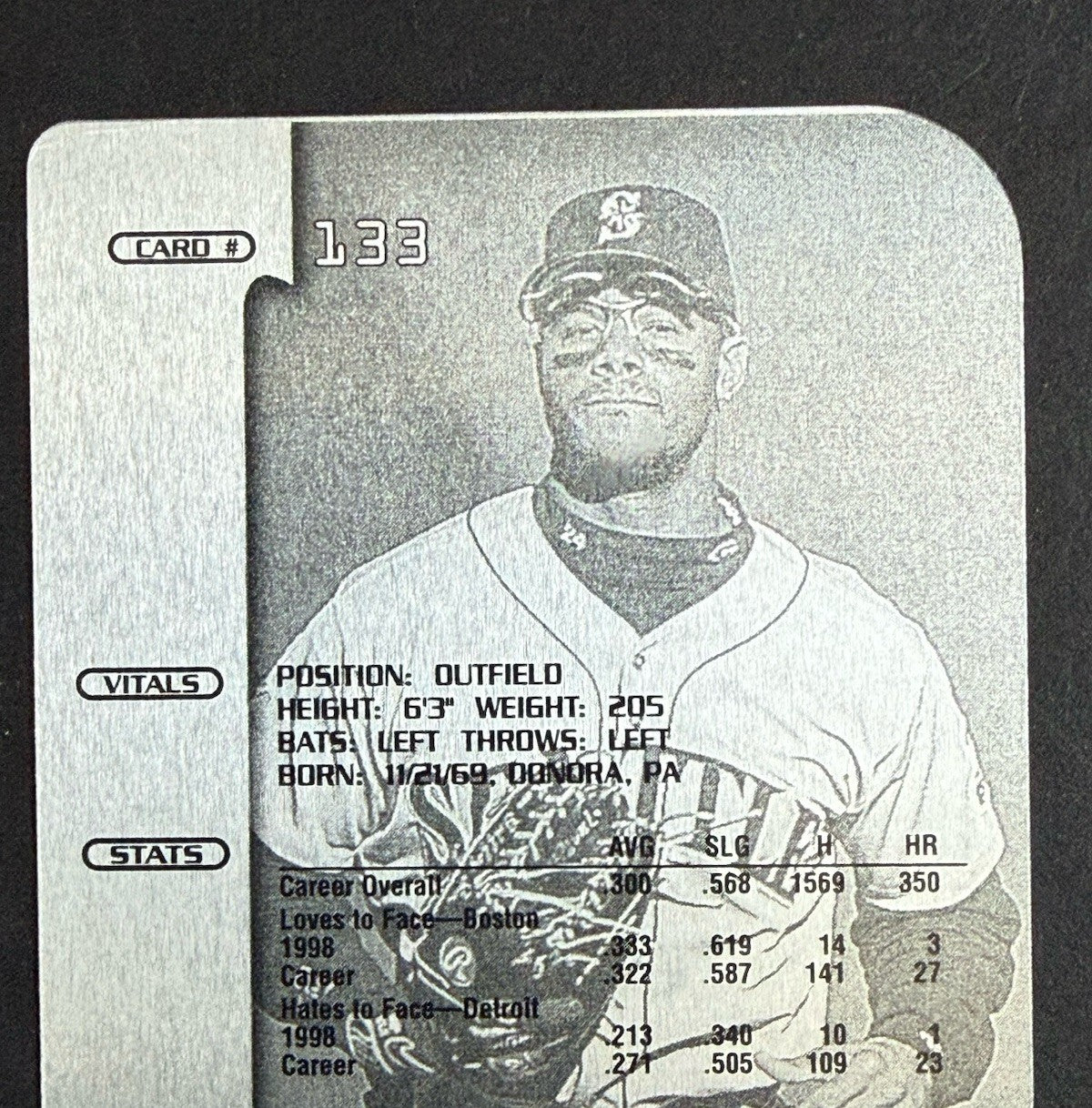 1999 Skybox Molten REAL METAL Supernatural Xplosion Ken Griffey Jr #133 HOF Mint
