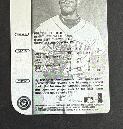 1999 Skybox Molten REAL METAL Supernatural Xplosion Ken Griffey Jr #133 HOF Mint