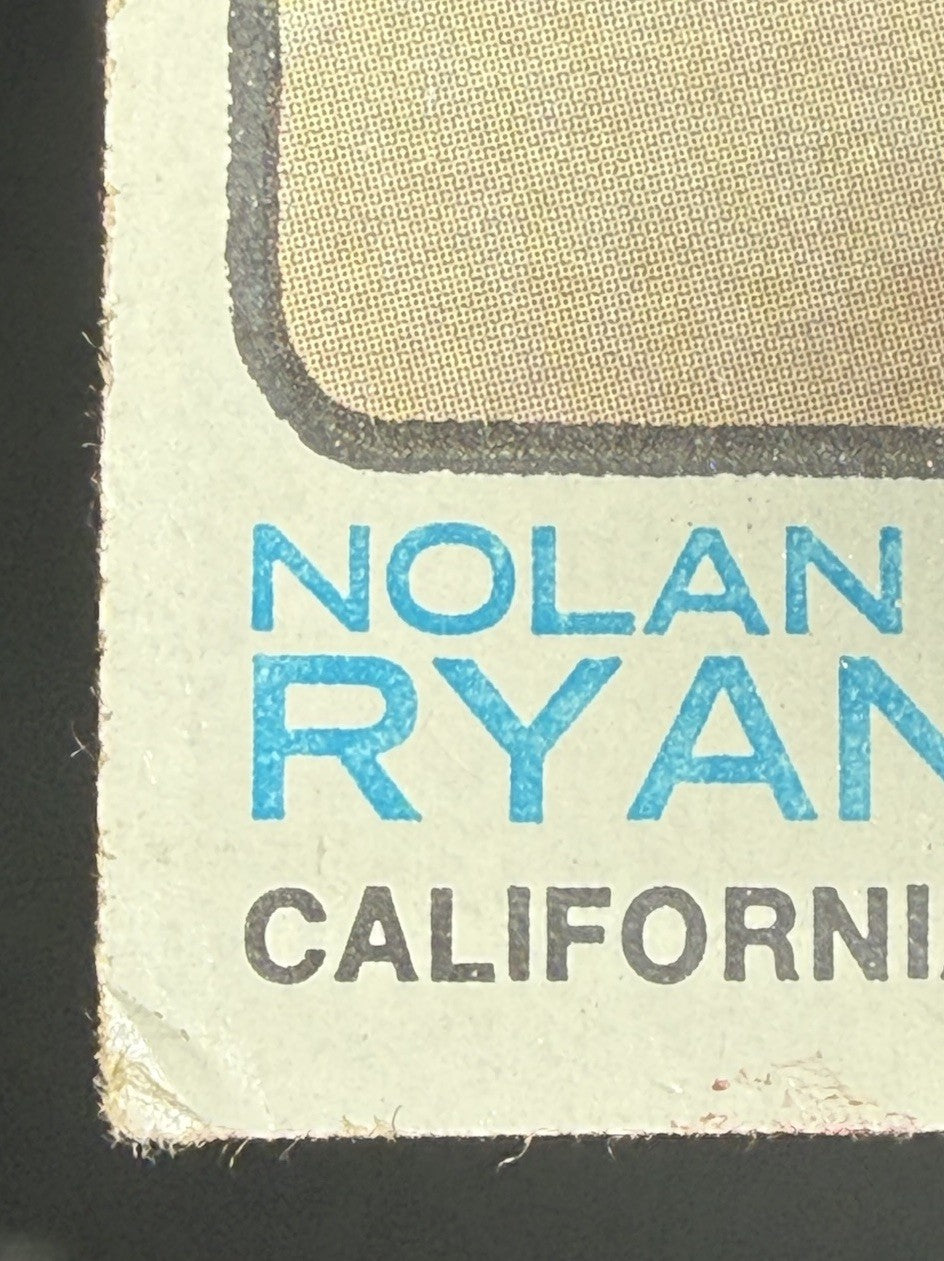 1973 Topps Nolan Ryan #220 Dead Centered W/Crease Nice Eye Appeal Angels