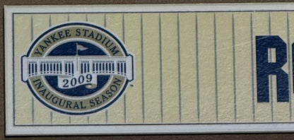 Roy White NY Yankees Game Used 2009 Season Old Timers Day Magnetic Nameplate