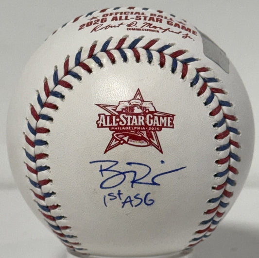 Ben Rice Signed Official 2026 All Star Game Baseball NY Yankees 1st ASG Auto COA