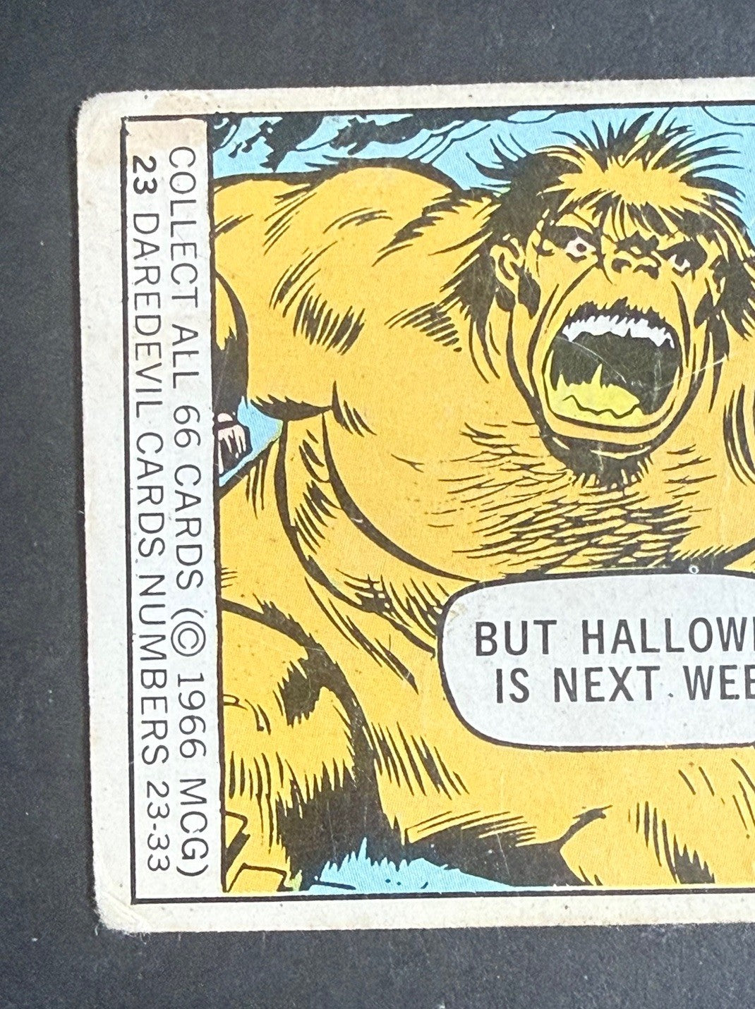 1966 Donruss Marvel Super Heroes #23 Daredevil True Rookie Card Rc Centered