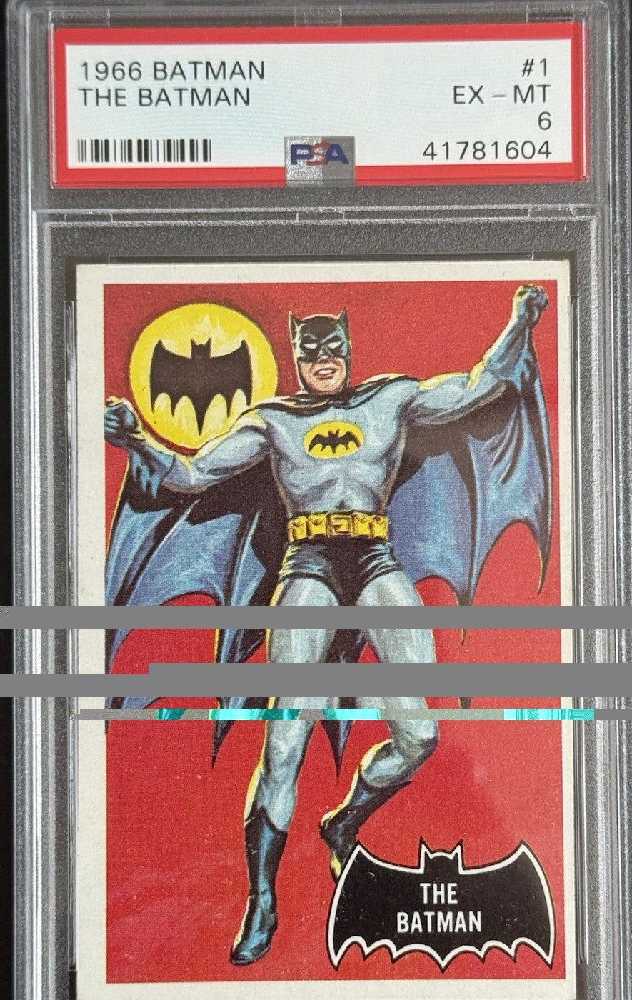 1966 Topps The Batman #1 The Batman PSA 6 EX- Mint Rookie