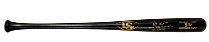 Ben Rice Signed Louisville Ls Bat NY Yankees MLB Debut El Arroz Auto Steiner Coa