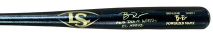 Ben Rice Signed Louisville Ls Bat NY Yankees MLB Debut El Arroz Auto Steiner Coa