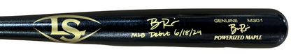 Ben Rice Signed Louisville Slugger Game Model Bat Yankees MLB Debut Auto Steiner
