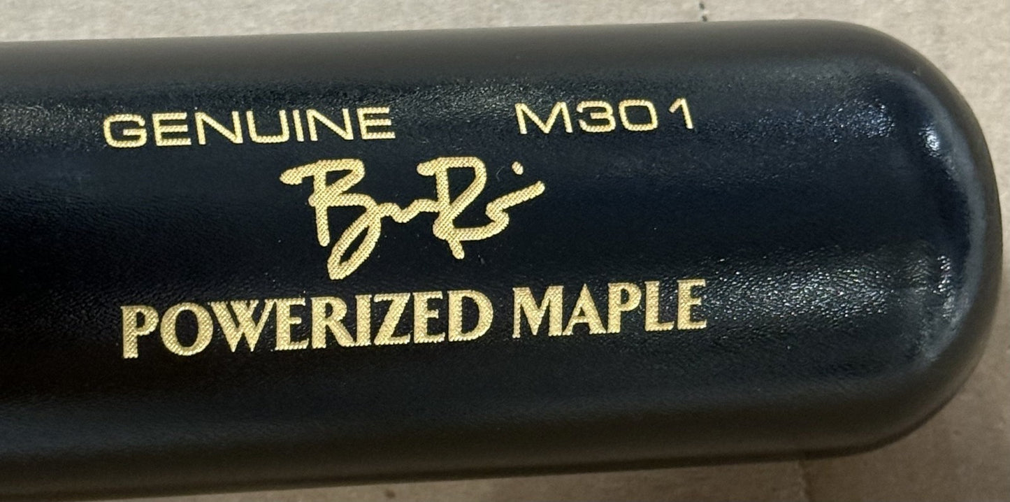 Ben Rice Signed Louisville Slugger Game Model Bat NY Yankees Auto Steiner COA