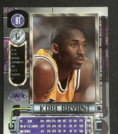 1997-98 Metal Universe Kobe Bryant Death Star #81 Los Angeles Lakers