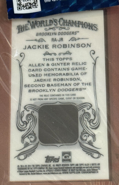 Jackie Robinson Allen & Ginter 2014 Framed Mini Game Used Bat BGS 9.5 2 10’s MT