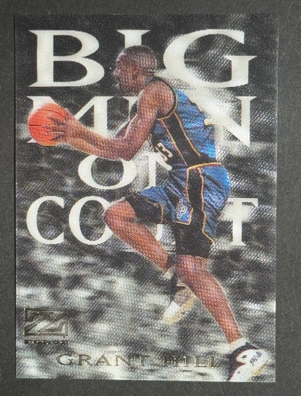 1997-98 Skybox Z-Force Grant Hill Big Men on Court #7 Pistons Sp Rare Insert