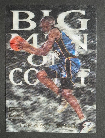 1997-98 Skybox Z-Force Grant Hill Big Men on Court #7 Pistons Sp Rare Insert