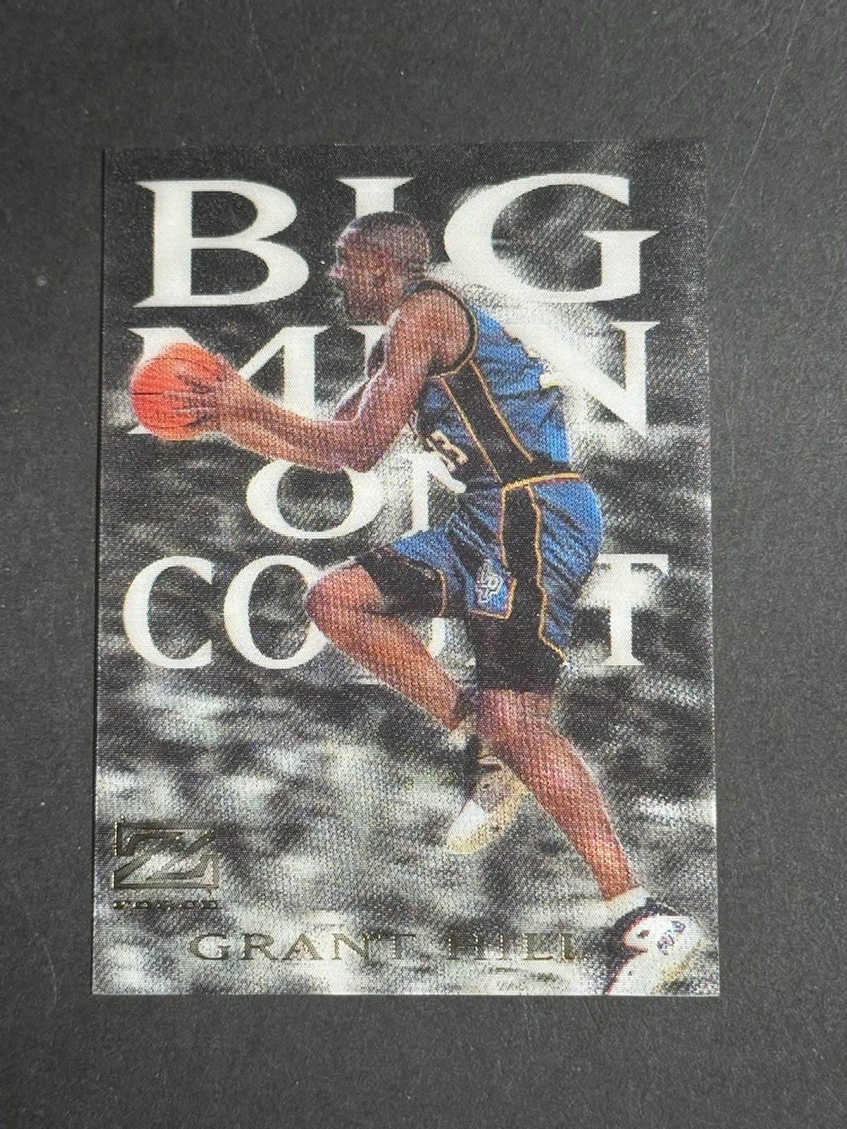 1997-98 Skybox Z-Force Grant Hill Big Men on Court #7 Pistons Sp Rare Insert