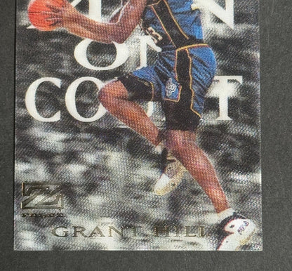 1997-98 Skybox Z-Force Grant Hill Big Men on Court #7 Pistons Sp Rare Insert