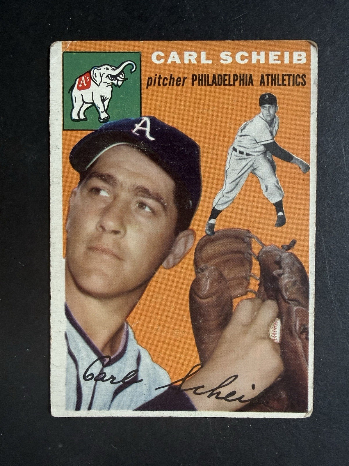 1954 Topps Baseball Lot of 15 Philadelphia Athletics Low Grade Good - Vg