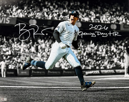Ben Rice Signed 16x20 Photo Framed NY Yankees 2026 Opening Day HR Auto Steiner