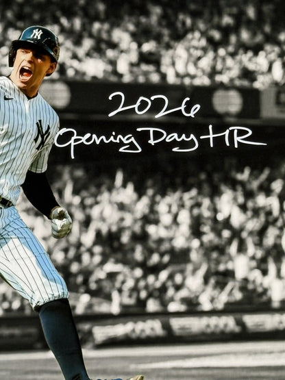 Ben Rice Signed 16x20 Photo Framed NY Yankees 2026 Opening Day HR Auto Steiner