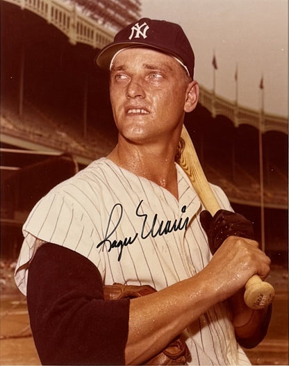 Roger Maris Signed 8x10 Kodak Photo Framed Museum Glass NY Yankees Auto PSA COA