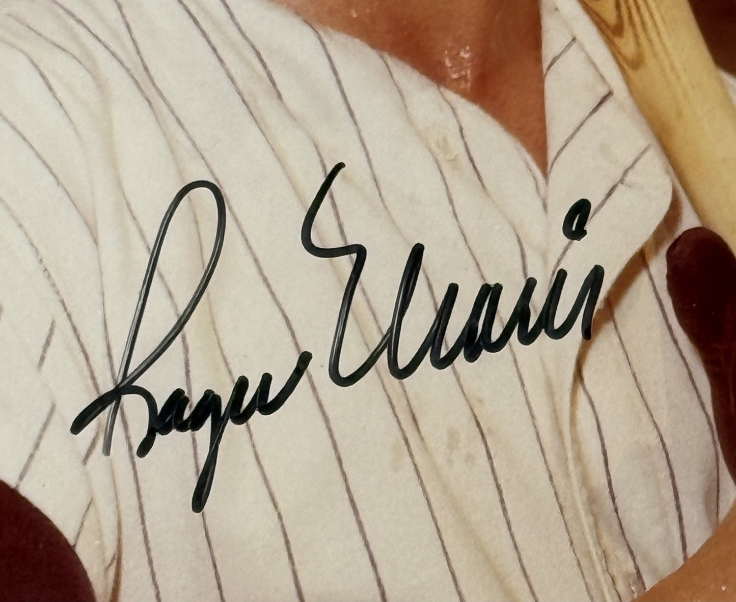 Roger Maris Signed 8x10 Kodak Photo Framed Museum Glass NY Yankees Auto PSA COA