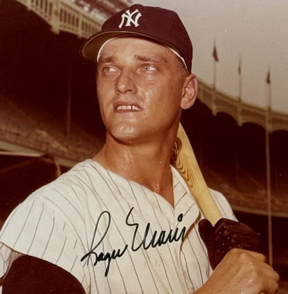 Roger Maris Signed 8x10 Kodak Photo Framed Museum Glass NY Yankees Auto PSA COA