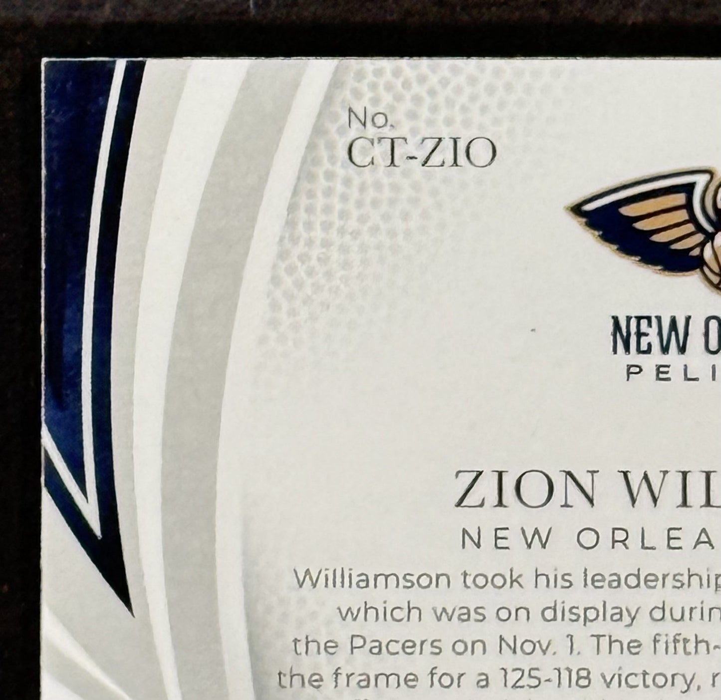 2024-25 Immaculate Basketball Green Zion Williamson NO Pelicans Auto 4/5 Panini