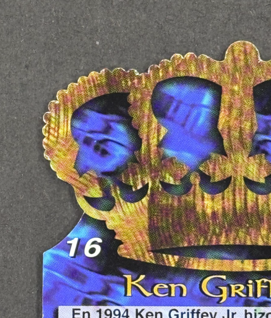 1995 Pacific Gold Crown Die Cuts Ken Griffey Jr Insert #16 Seattle Mariners HOF