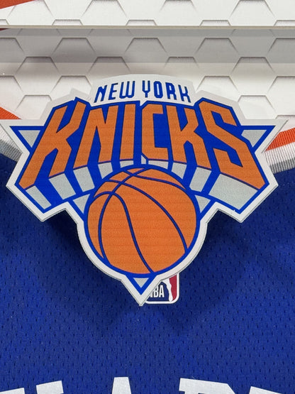 Josh Hart Signed NY Knicks Nike Jersey Framed LED Shadowbox Auto Fanatics COA