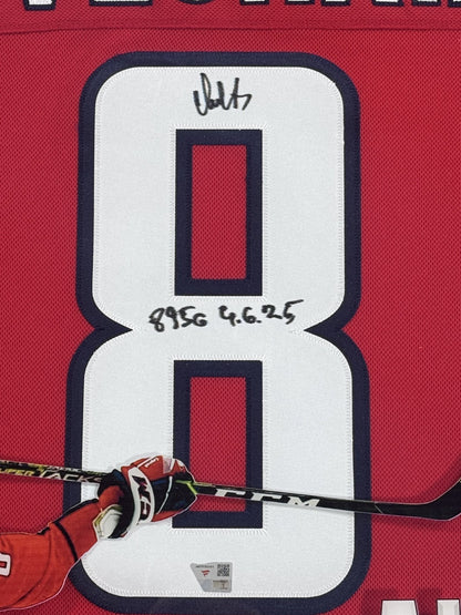 Alexander Ovechkin Signed Capitals Jersey 895G Auto LED Shadowbox Fanatics COA