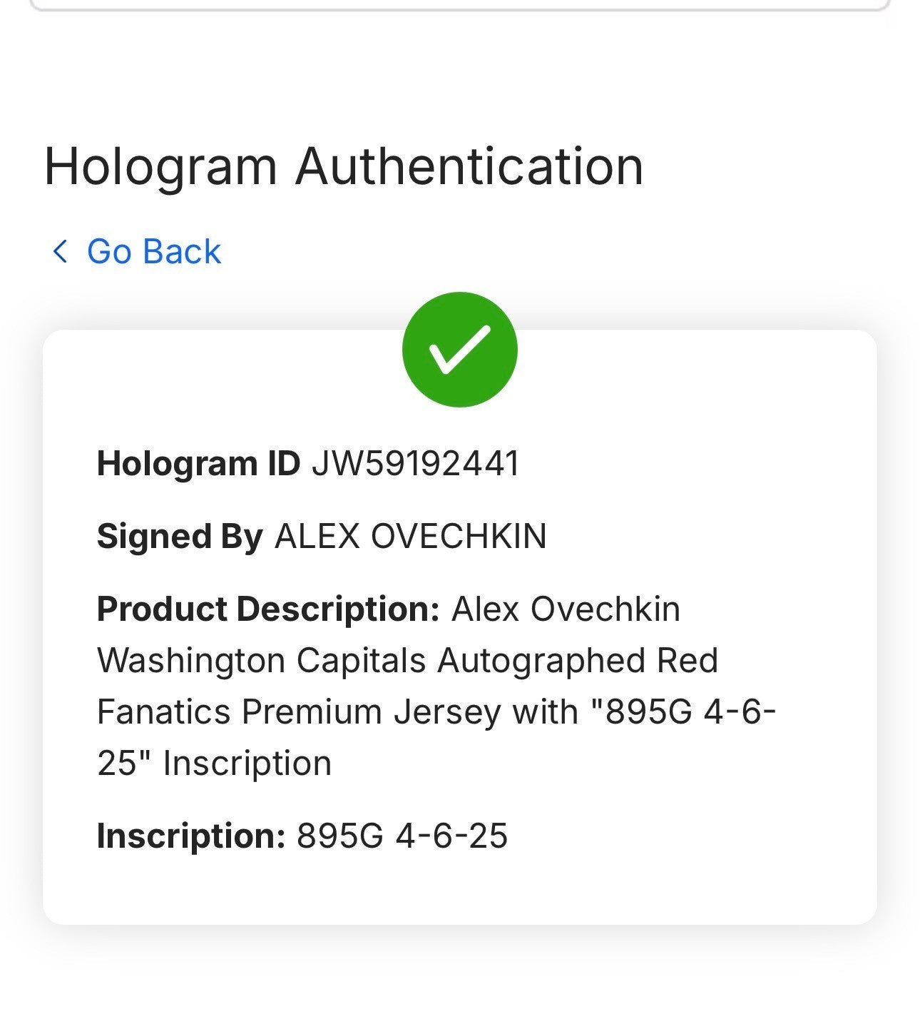 Alexander Ovechkin Signed Capitals Jersey 895G Auto LED Shadowbox Fanatics COA