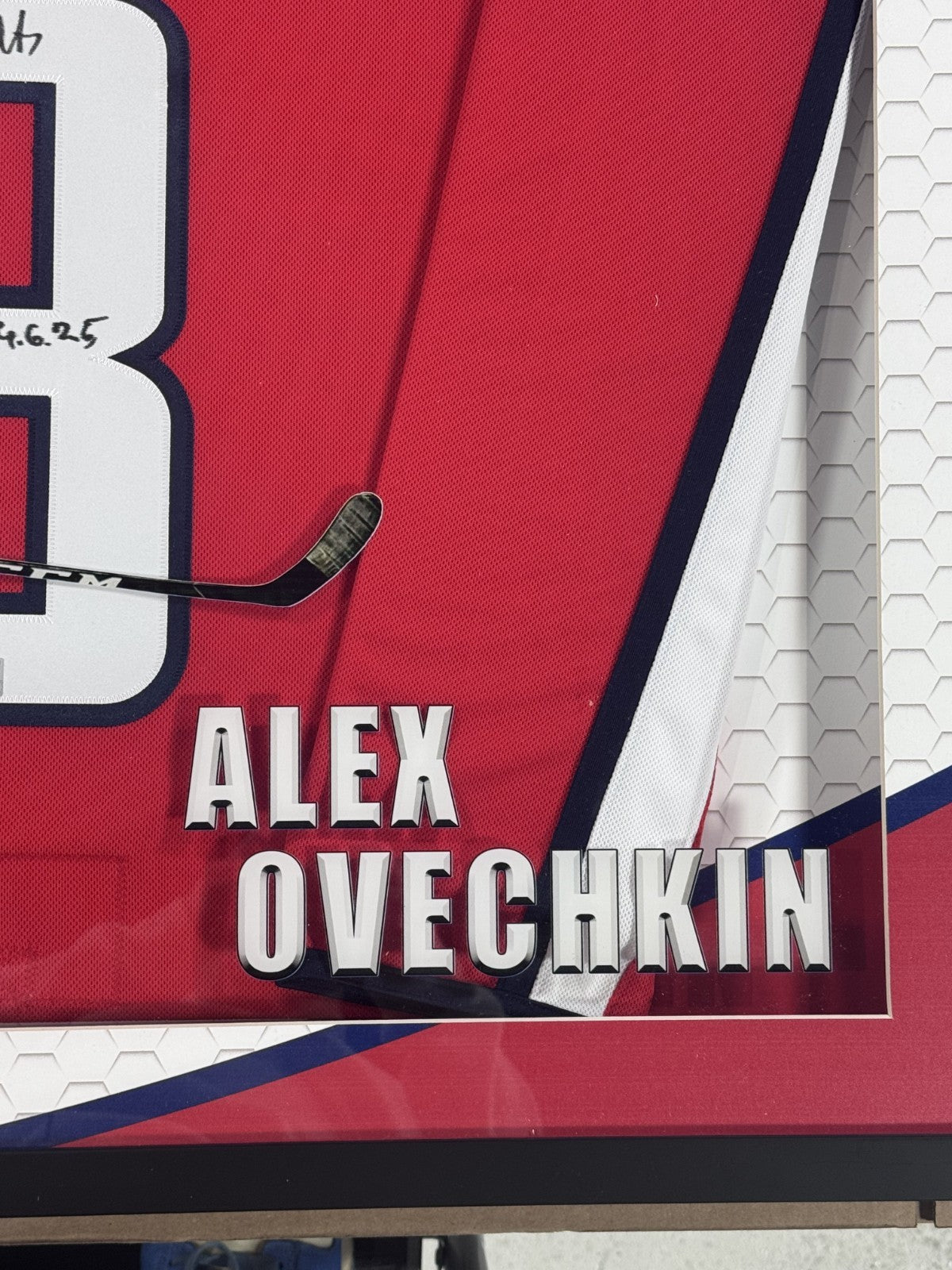 Alexander Ovechkin Signed Capitals Jersey 895G Auto LED Shadowbox Fanatics COA